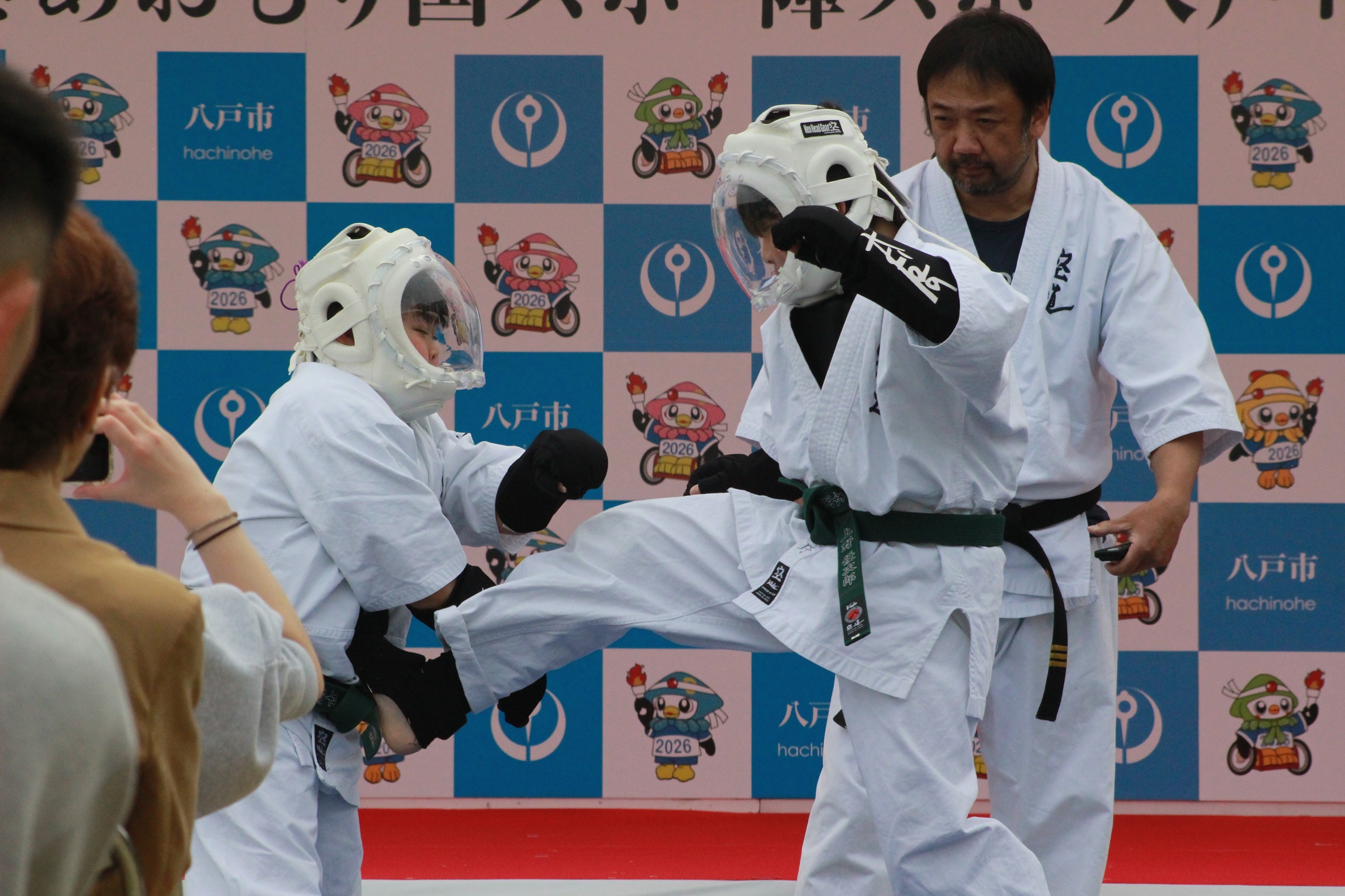 国スポデモンストレーションスポーツ「空道」の実演