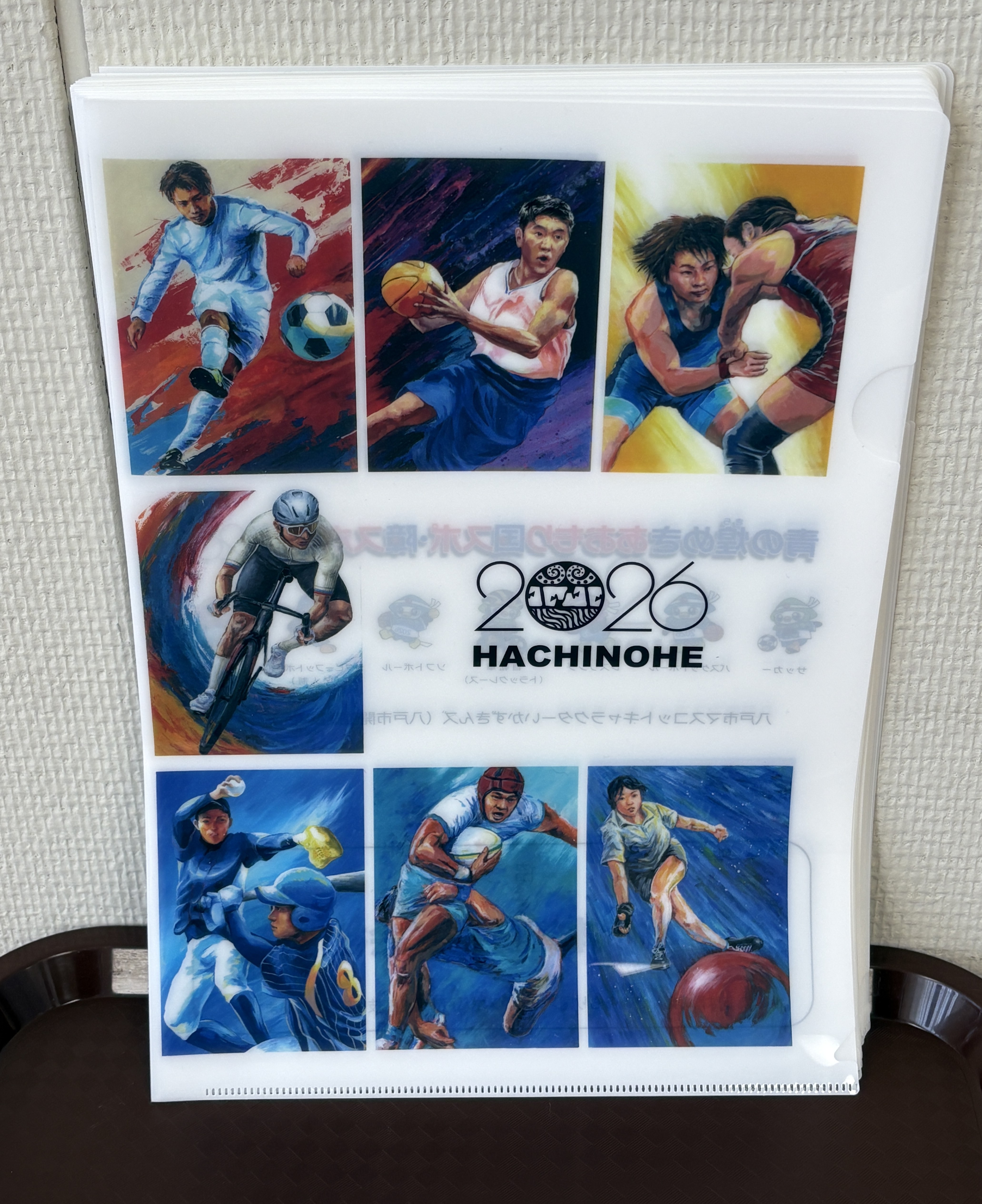 御協賛】クリアファイルの引渡し及び感謝状贈呈式を行いました（北日本